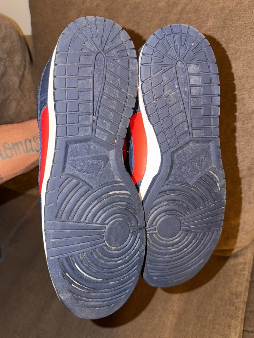Size 12 - Nike Dunk Retro 2024 Low Navy Red